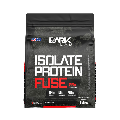 Isolate Protein Fuse 1.8Kg Blend de Proteína Isolada Dark Lab (1,8kg, Creme de Avelã)