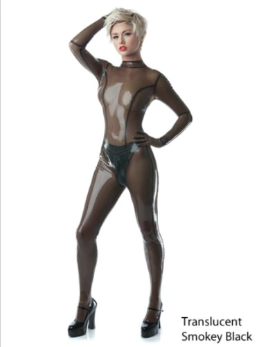 Princess Catsuit - translucent black