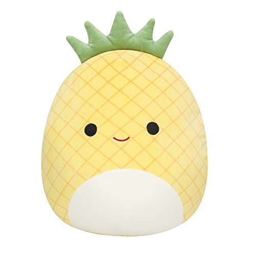 Squishmallows Original 20-Inch Maui Yellow Pineapple with Green Top - Jumbo Ultrasoft Official Jazwares Plush - 20-inch