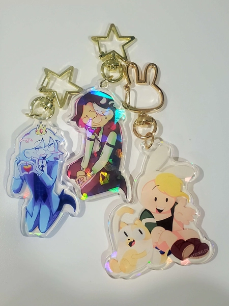 Fionna and Cake, Simon Petrokov, Winter King 2.5" Keychain/Charm