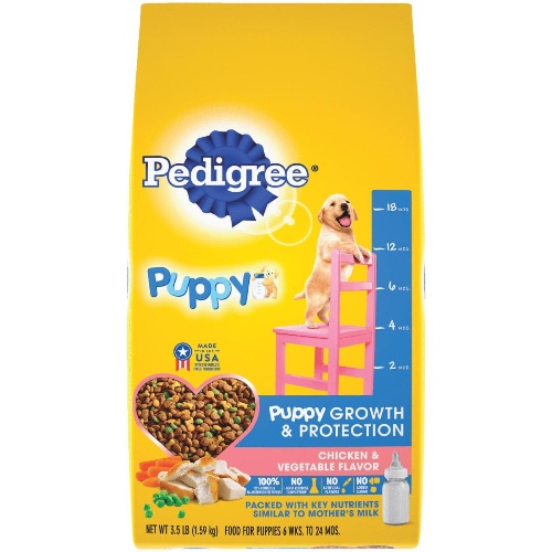 Pedigree Complete Nutrition 3.5 Lb. Roasted Chicken, Rice & Vegetable Dry Puppy Food | Default Title