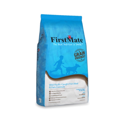 FirstMate Dog Grain Friendly Wild Pacific Caught Fish & Oats Dog Food, 5-lb