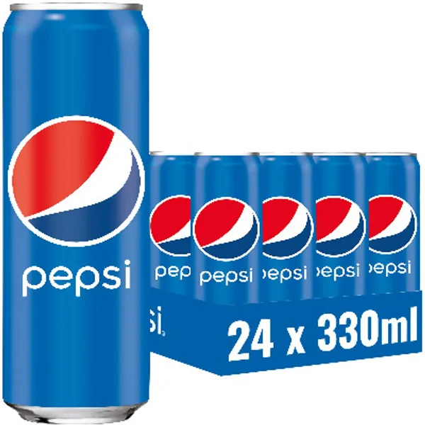 Pepsi Cola, Das Original von Pepsi, Koffeinhaltige Cola in der Dose, 24 x 0,33l