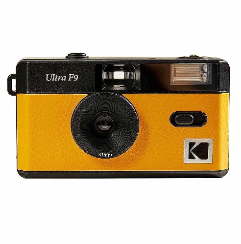 Kodak Film Kamera Ultra F9 Black/Yellow analoog Kl - Kodak Geel