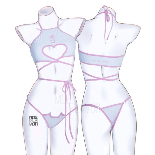 Neko Swimsuit - Pink / L/XL