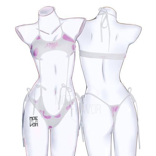 Drippin in Milk Swimsuit - Pink / XL/2XL