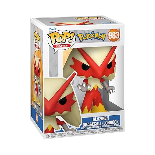 Funko POP! Games: Pokemon - Blaziken - Collectable Vinyl Figure - Gift Idea - Official Merchandise - Toys for Kids & Adults - Video Games Fans - Model Figure for Collectors and Display