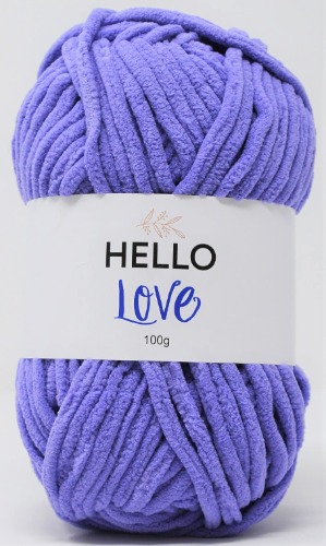 HELLO LOVE Yarn, Grape, 100g