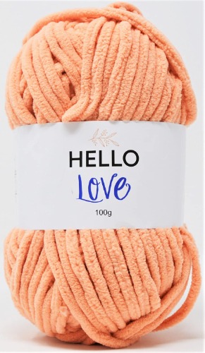 HELLO LOVE Yarn, Pale Coral, 100g
