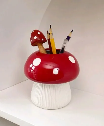Frasco de almacenamiento en forma de hongo 🍄