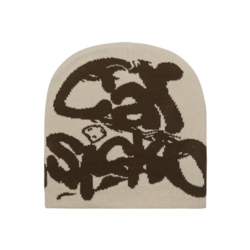 FTP BEANIE WORLD CREAM/BROWN | Default Title