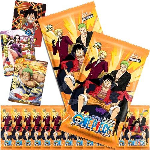 Brthord One Anime Piece Cards,15 Booster Packs 75 Cards Total, Booster Box Card Game TCG Set Trading/Collection(OPC006 15 Packs) - OPC006 30 Packs