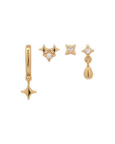 Edward Sparkle Earrings Set | Default Title