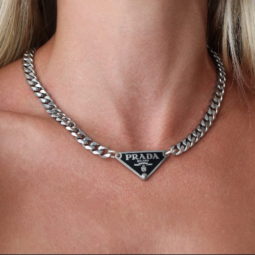 Milano Noir Silver Necklace 