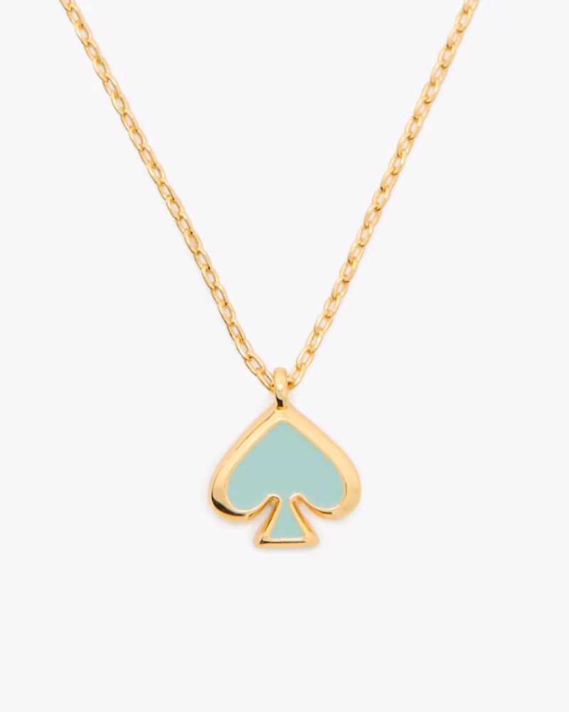 Everyday Spade Enamel Mini Pendant