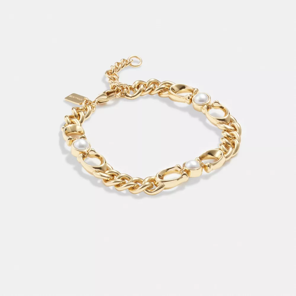 Signature Curb Chain Bracelet