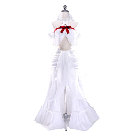 【IN STOCK】DokiDoki-R Anime Sword Art Online Yuuki Asuna Cosplay Fairy Queen Costume / Wings | Costume Only-S-In Stock