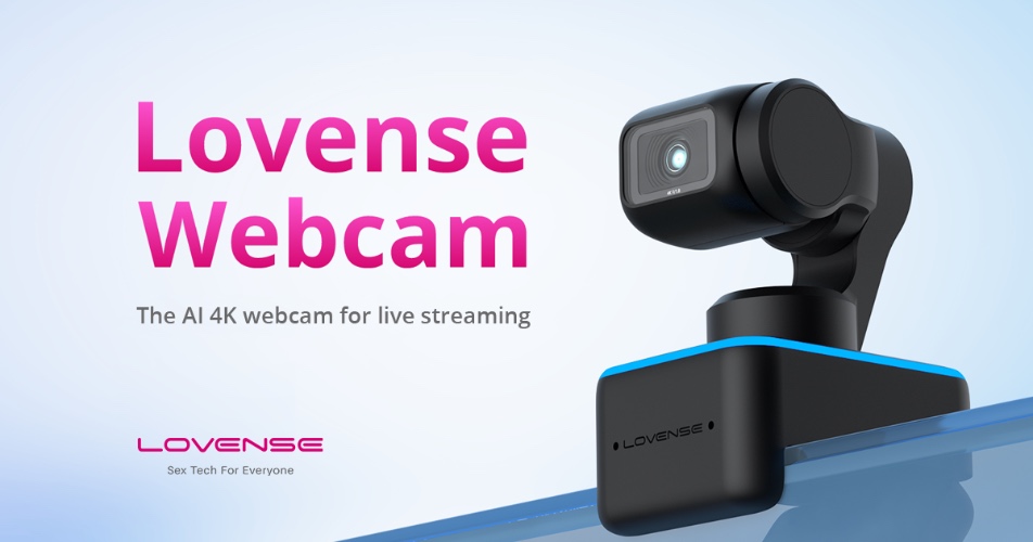 ON SALE - Lovense® The AI 4K webcam for live streaming!