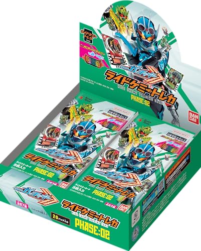 Bandai Kamen Rider Gotchard Ride Chemy Trading Card Phase:02 Box (Pack of 20)