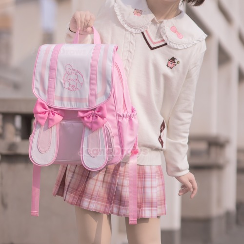 SECONDS Discounted Bunny Ear Backpack - Pink