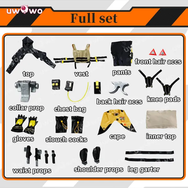 Uwowo Collab Series: Game Zenless Zone Zero Trigger Obol Squad Cosplay Costume - 【Pre-sale】Costume L