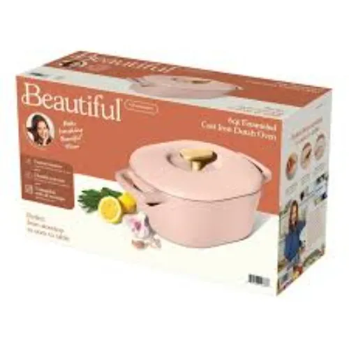 Beautiful 6 Quart Enamel Dutch Oven