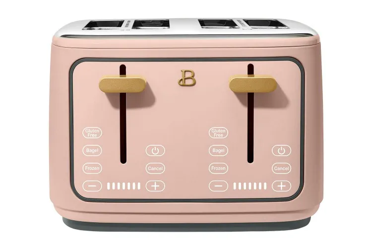 Beautiful 4 Slice Toaster with Touch-Activated Display