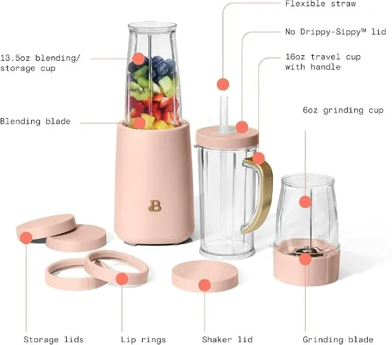 Beautiful Personal Blender Set with 12 Pieces