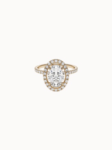 Diamond Halo Engagement Ring