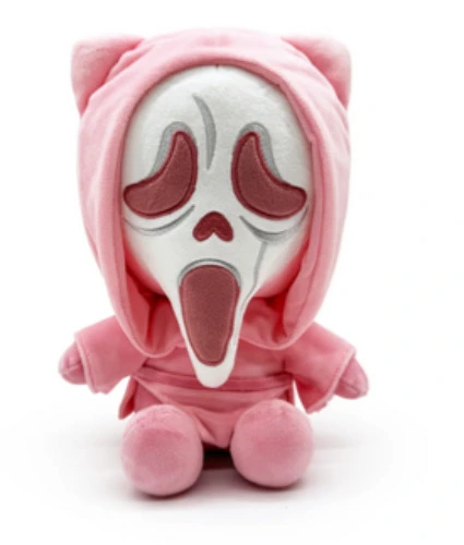 Cute Ghost Face Plush PINK