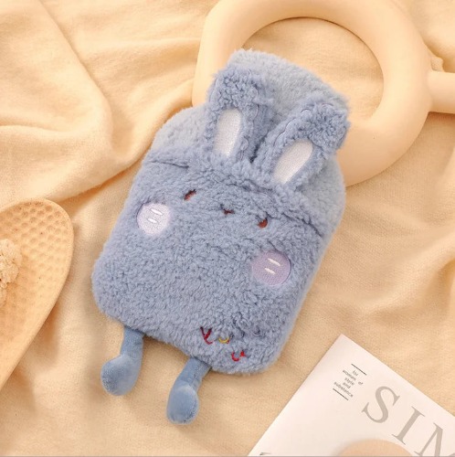 Eliana - 1000ML Rubber Hot Water Bottle - Blue