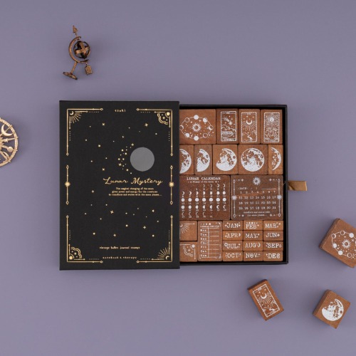 Tsuki ‘Lunar Mystery’ Bullet Journal Stamp Set ☾ | Default Title