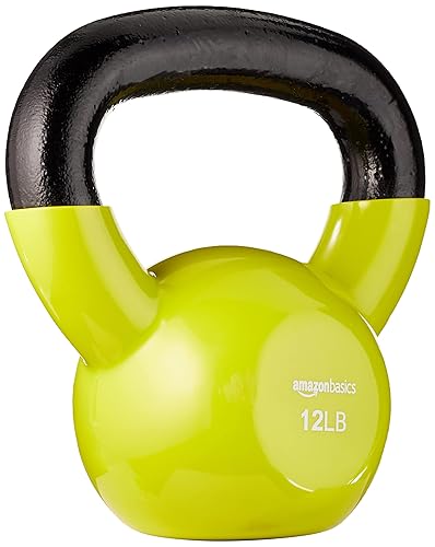 Amazon Basics Vinyl Kettlebell - 12 Pounds