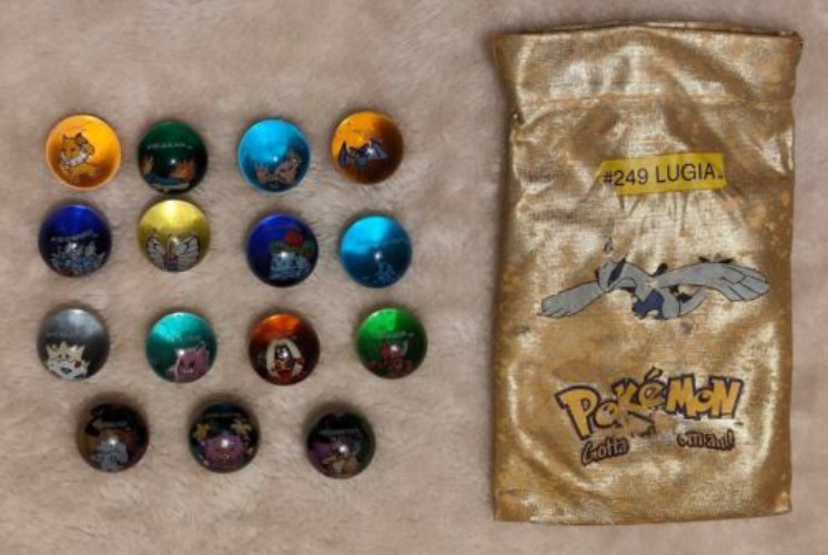 Pokemon Marbles Vintage Gen 1 and 2 with Pouch x15  | eBay