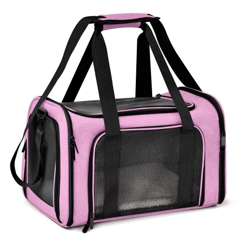 Cat Carrier Travel Bag - Pink / M (43x28x28cm)