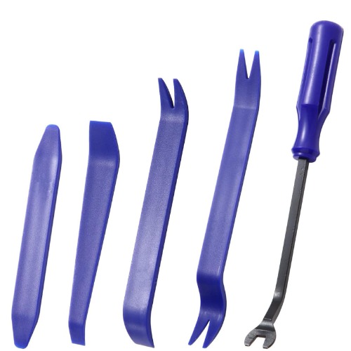 5 Pack Trim Removal Tool Kit，No Scratch Plastic Pry Tool Kit,Car Panel Door Window Tools Kit,Fastener Removal Interior Trim Tools,Clip, Molding, Dashboards, Interior Trim Tools - 5pcs $9.99