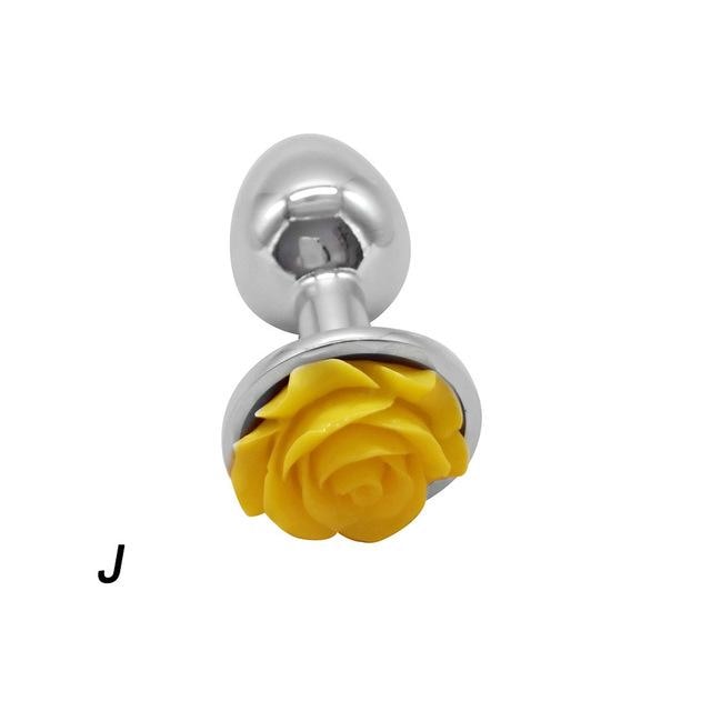 Rose Bud Plugs - Gold