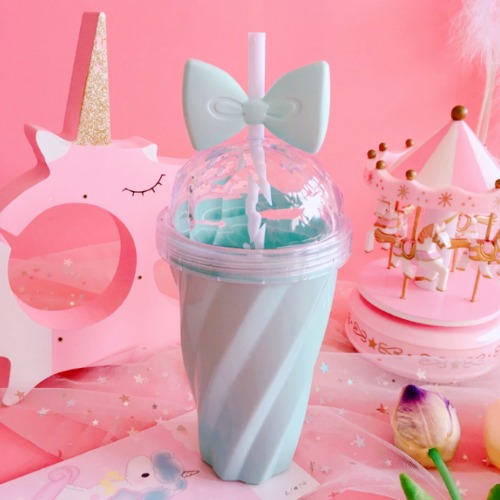 Pastel Princess Water Bottle - Aqua