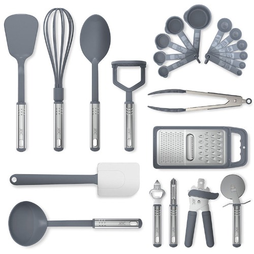 23-Piece Cooking Utensils Set - Grey