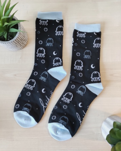Jellyfish Moon socks - M