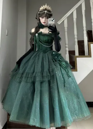 The Brilliant Galaxy Vintage Classic Lolita Jumper Dress