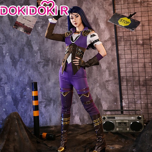 【Size XS-XXL】DokiDoki-R Game Cosplay Cosplay Costume Purple