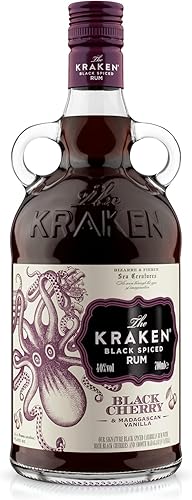 Kraken Black Cherry and Madagascan Vanilla Black Spiced Rum 70c