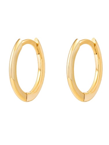 Everyday Huggie Earrings (8mm) | Gold