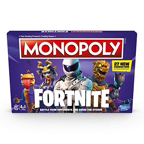 Hasbro Monopoly: Fortnite Edition Board Game Inspired by Fortnite Video Game Ages 13 and Up, Nylon/a, 4.1 x 40 x 26.6 cm - 2019 Edition