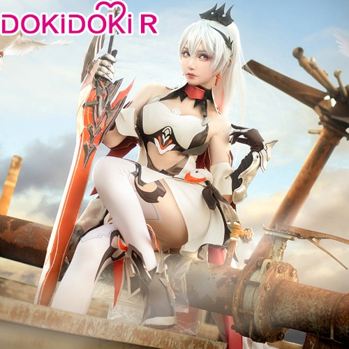 DokiDoki-R Game Honkai Impact 3 Cosplay Herrscher of Flamescion Kiana Kaslana Cosplay Costume | XL-Order Processing Time Refer to Description Page