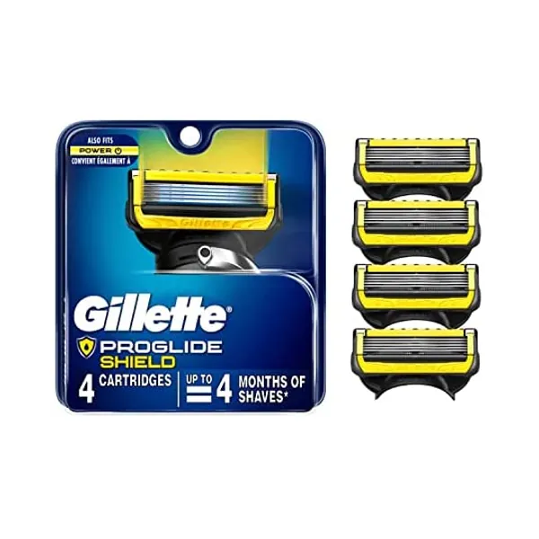 
                            Gillette ProGlide Shield Mens Razor Blade Refills, 4 Count, Shields Against Skin Irritation
                        