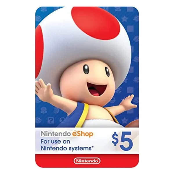 
                            $5 Nintendo eShop Gift Card [Digital Code]
                        