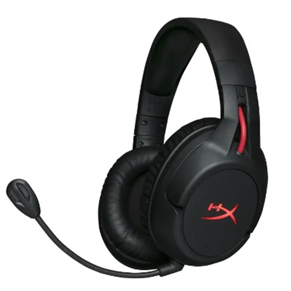 HyperX Cloud Flight - Wireless Gaming Headset, Long Lasting Battery up to 30 Hours, Detachable Noise Cancelling Microphone, Red LED Light, Comfortable Memory Foam, Works with PC, PS4  PS5