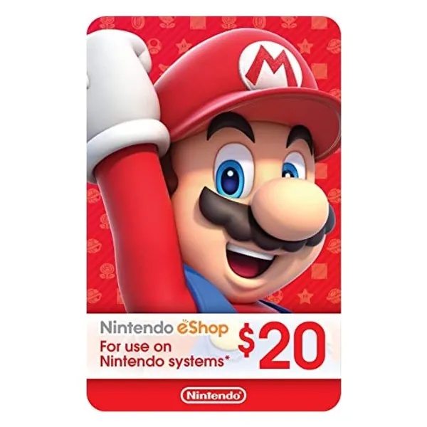 
                            $20 Nintendo eShop Gift Card [Digital Code]
                        